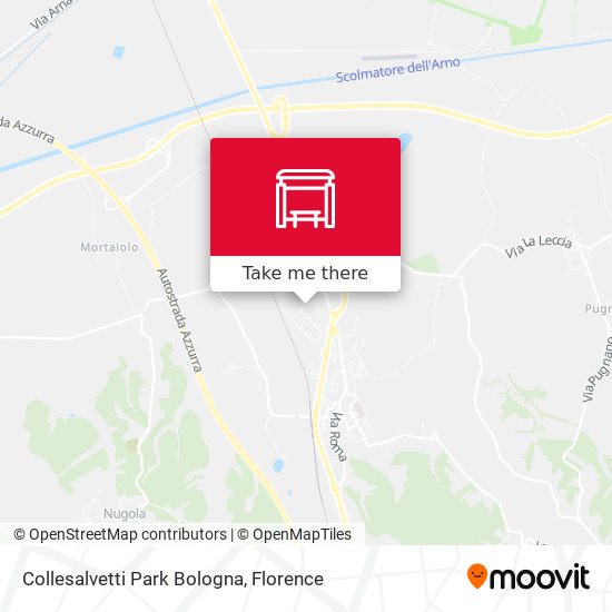 Collesalvetti Park Bologna map