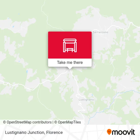 Lustignano Junction map