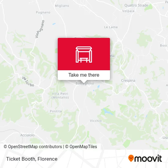 Ticket Booth map