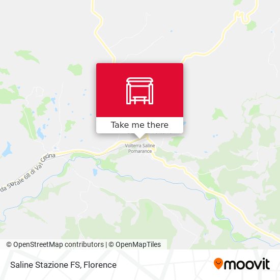 Saline Stazione FS map