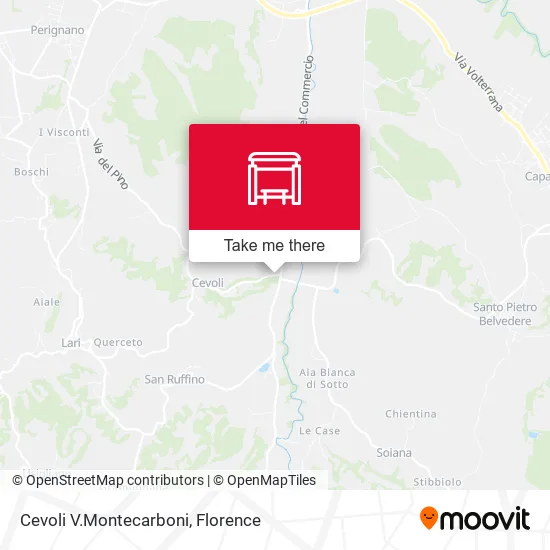 Cevoli V.Montecarboni map