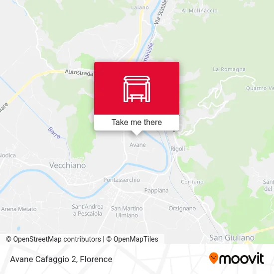 Avane Cafaggio 2 map