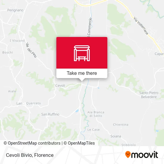 Cevoli Bivio map