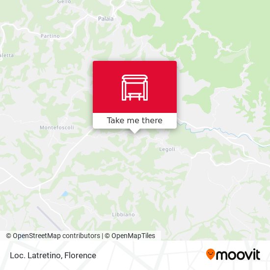 Loc. Latretino map