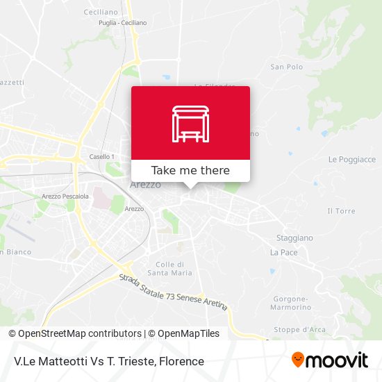 V.Le Matteotti Vs T. Trieste map