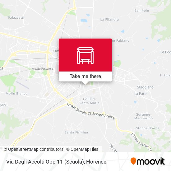 Via Degli Accolti Opp 11 (Scuola) map