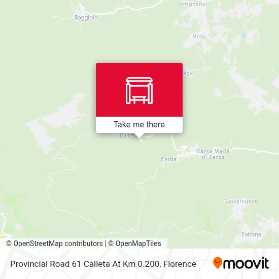 Provincial Road 61 Calleta At Km 0.200 map