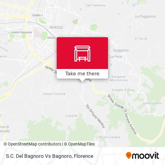 S.C. Del Bagnoro Vs Bagnoro map