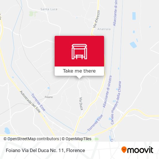 Foiano Via Del Duca Nc. 11 map