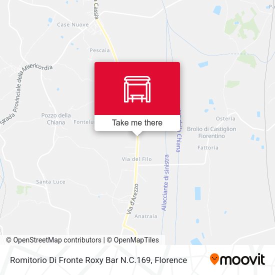 Romitorio Di Fronte Roxy Bar N.C.169 map