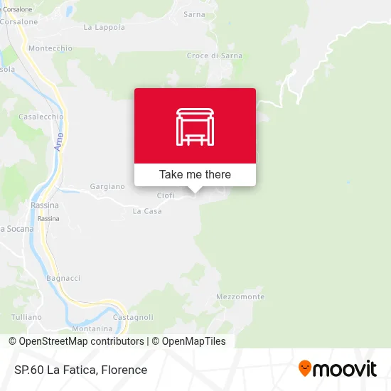 SP.60 La Fatica map