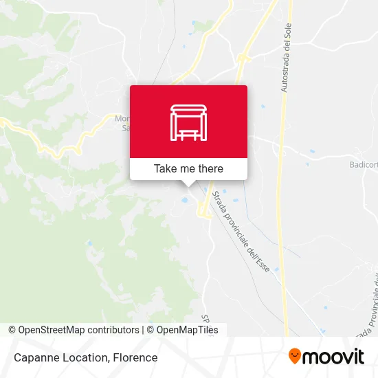 Capanne Location map