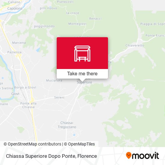 Chiassa Superiore Dopo Ponte map