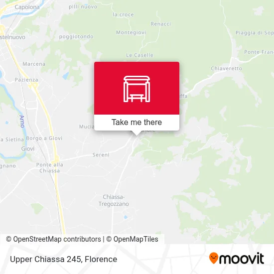 Upper Chiassa 245 map