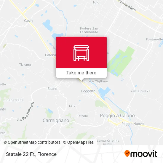 Statale 22 Fr. map
