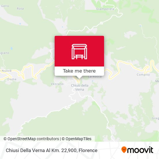 Chiusi Della Verna Al Km. 22,900 map