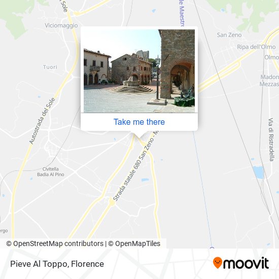 Pieve Al Toppo map