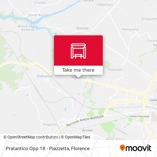 Pratantico Opp 18 - Piazzetta map