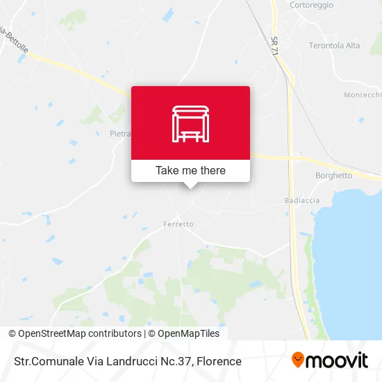 Str.Comunale Via Landrucci Nc.37 map