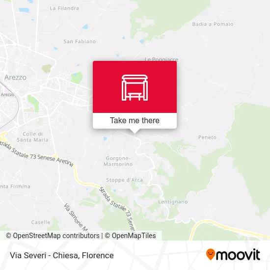 Severi Street - Church map