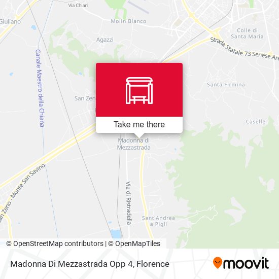 Madonna Di Mezzastrada Opp 4 map