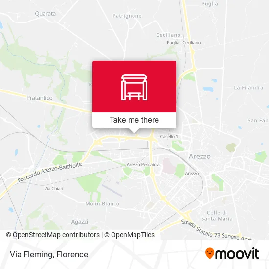 Via Fleming map