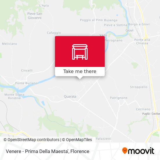 Venere - Prima Della Maesta' map