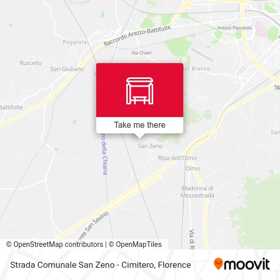 Strada Comunale San Zeno - Cimitero map