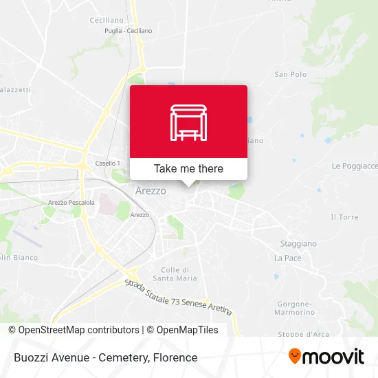 Buozzi Avenue - Cemetery map