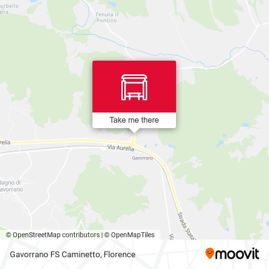 Gavorrano FS Caminetto map