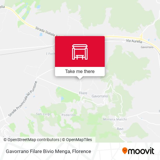 Gavorrano Filare Bivio Menga map