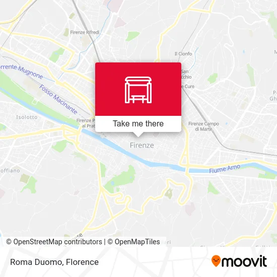Roma Duomo map