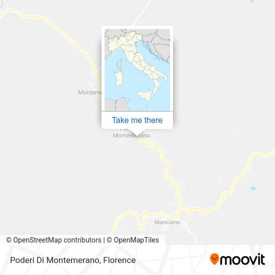 Poderi Di Montemerano map