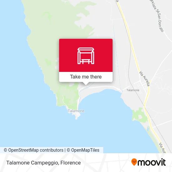 Talamone Campeggio map