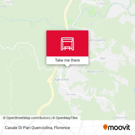 Casale Di Pari Querciolina map