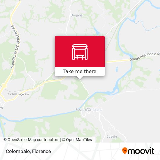 Colombaio map