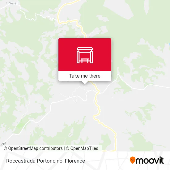 Roccastrada Portoncino map