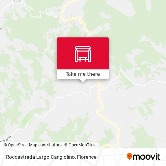 Roccastrada Largo Cangiolino map