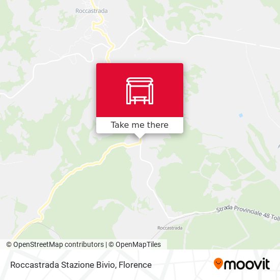 Roccastrada Stazione Bivio map