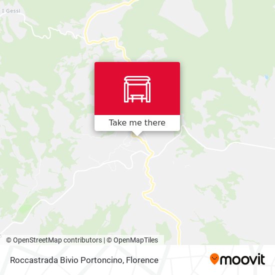 Roccastrada Bivio Portoncino map