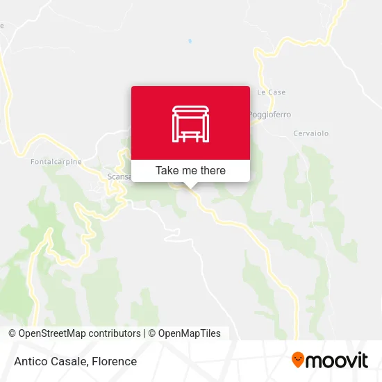 Antico Casale map