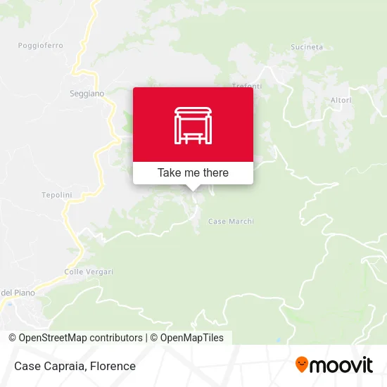 Case Capraia map