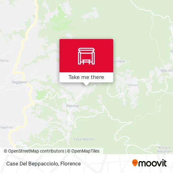 Case Del Beppacciolo map