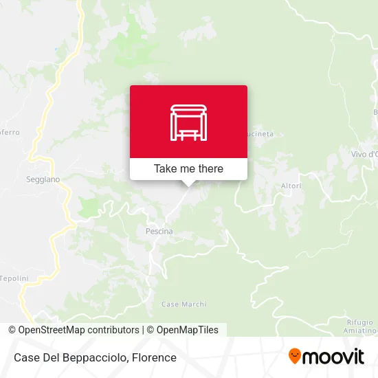Case Del Beppacciolo map