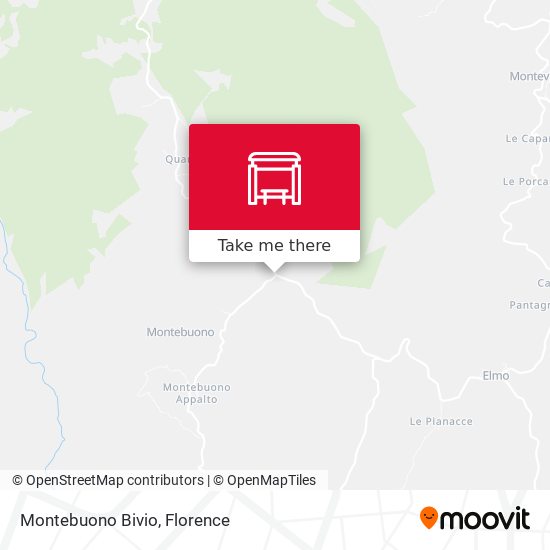 Montebuono Bivio map