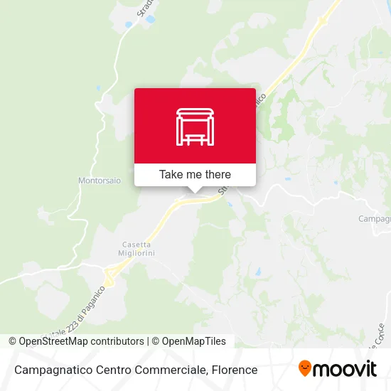 Campagnatico Centro Commerciale map