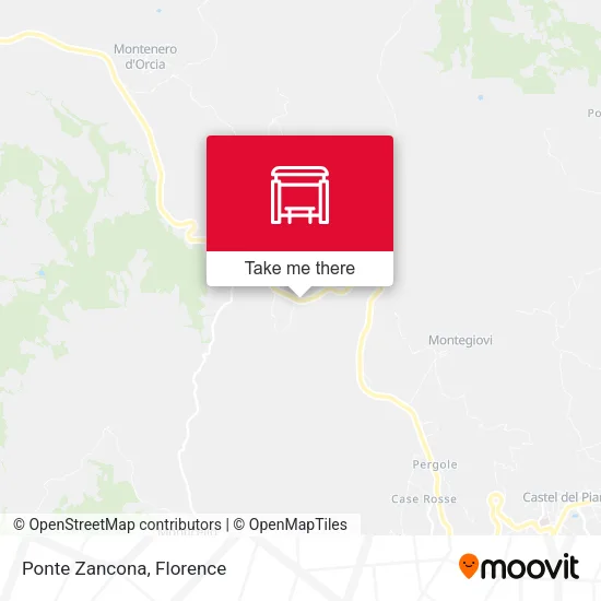 Ponte Zancona map