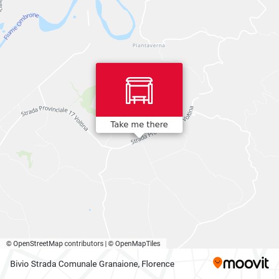 Bivio Strada Comunale Granaione map