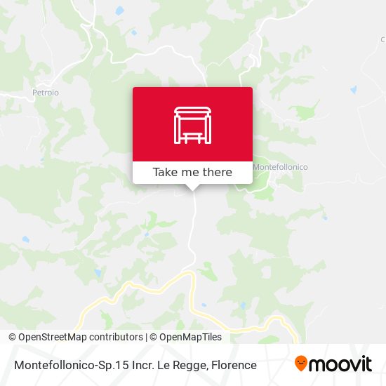 Montefollonico-Sp.15 Incr. Le Regge map