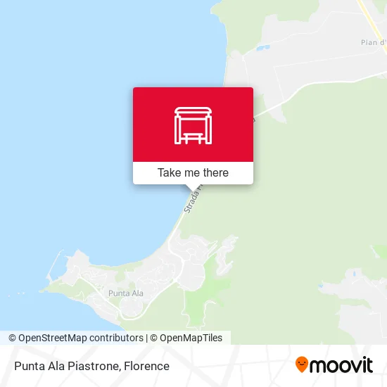Punta Ala Piastrone map